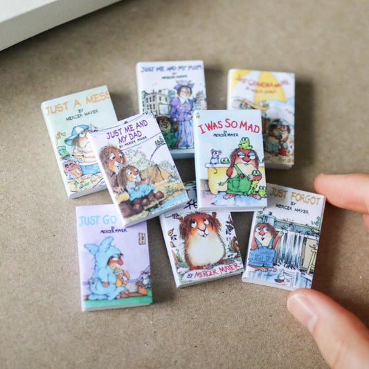 Handmade MINI Mercer Mayer Books (set of 8 mini books)