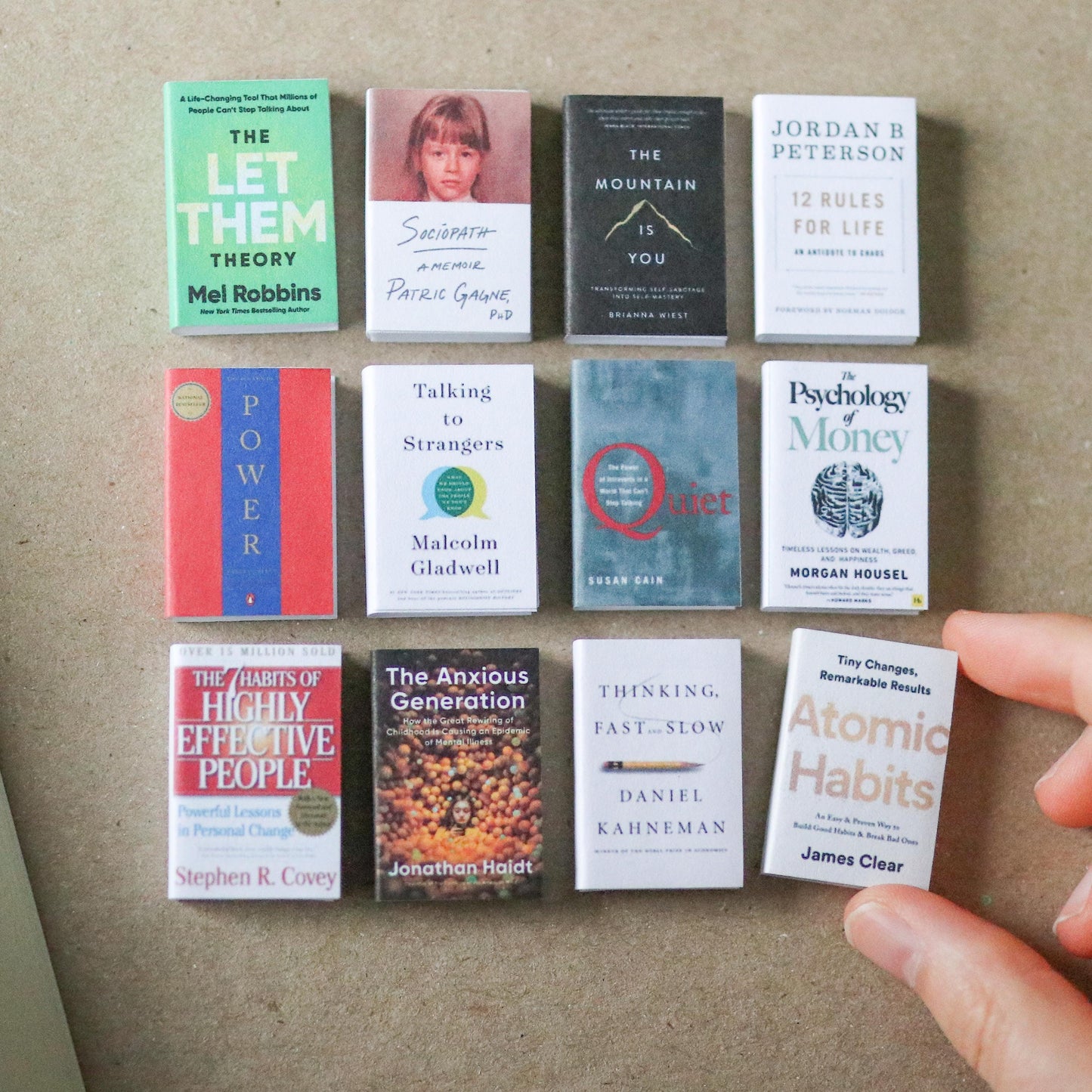 Handmade MINI Non-fiction Books (set of 12 mini books)
