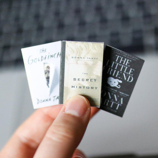 Handmade MINI Donna Tartt Books (set of 3 mini books)