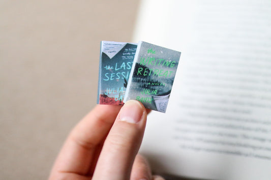 Handmade MINI Julia Bartz Books (set of 2 mini books)