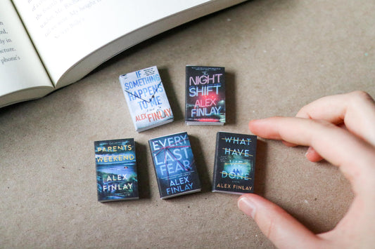 Handmade MINI Alex Finlay Books (set of 5 mini books)