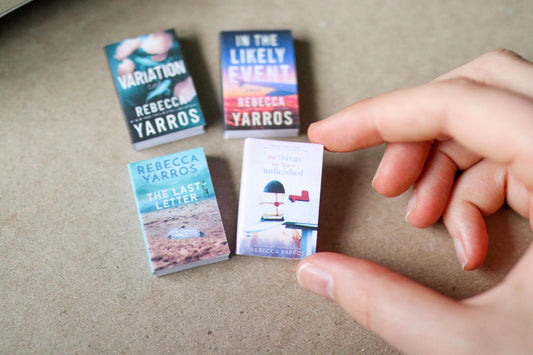 Handmade MINI Rebecca Yarros Books (set of 4 mini books)