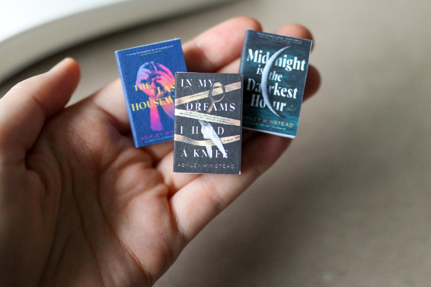 Handmade MINI Ashley Winstead Books (set of 3 mini books)