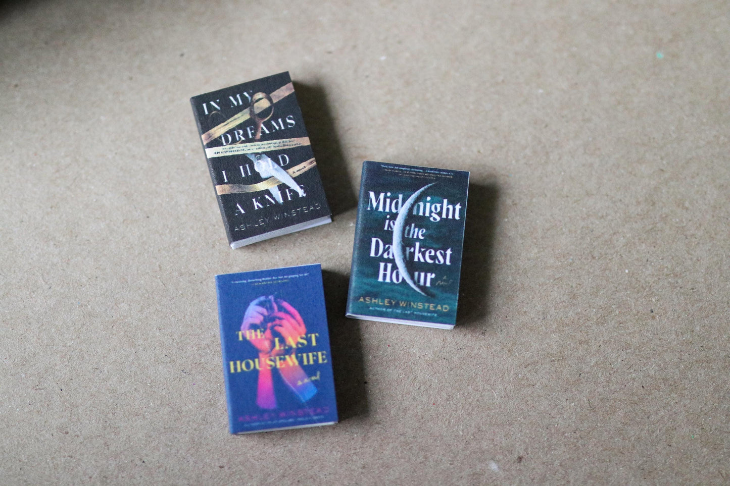 Handmade MINI Ashley Winstead Books (set of 3 mini books)