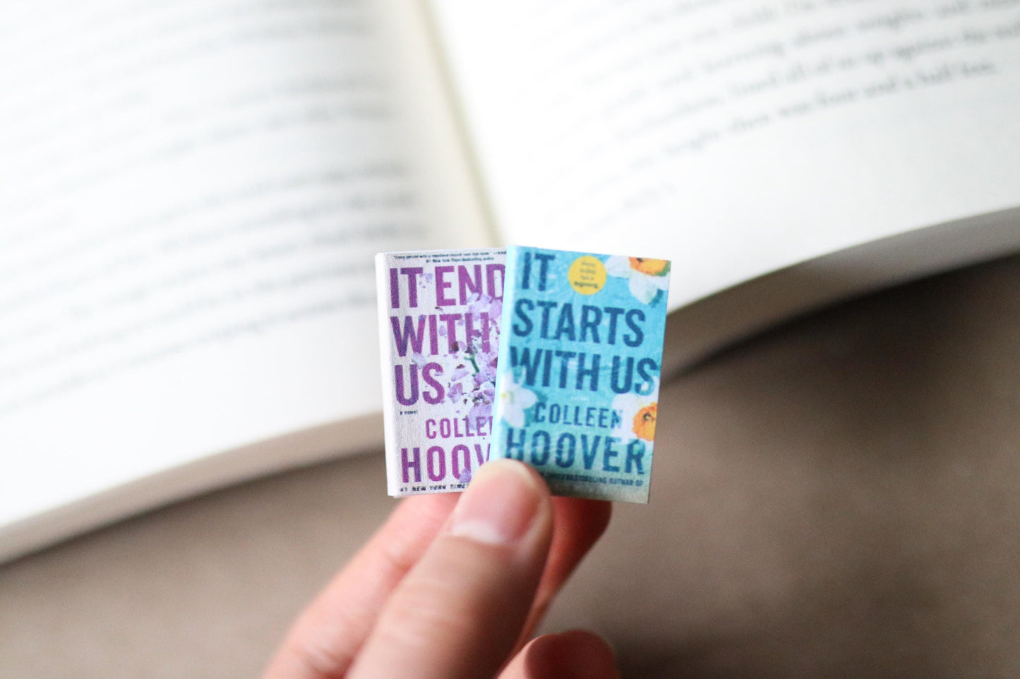 Handmade MINI It Ends with Us Series Books (set of 2 mini books)