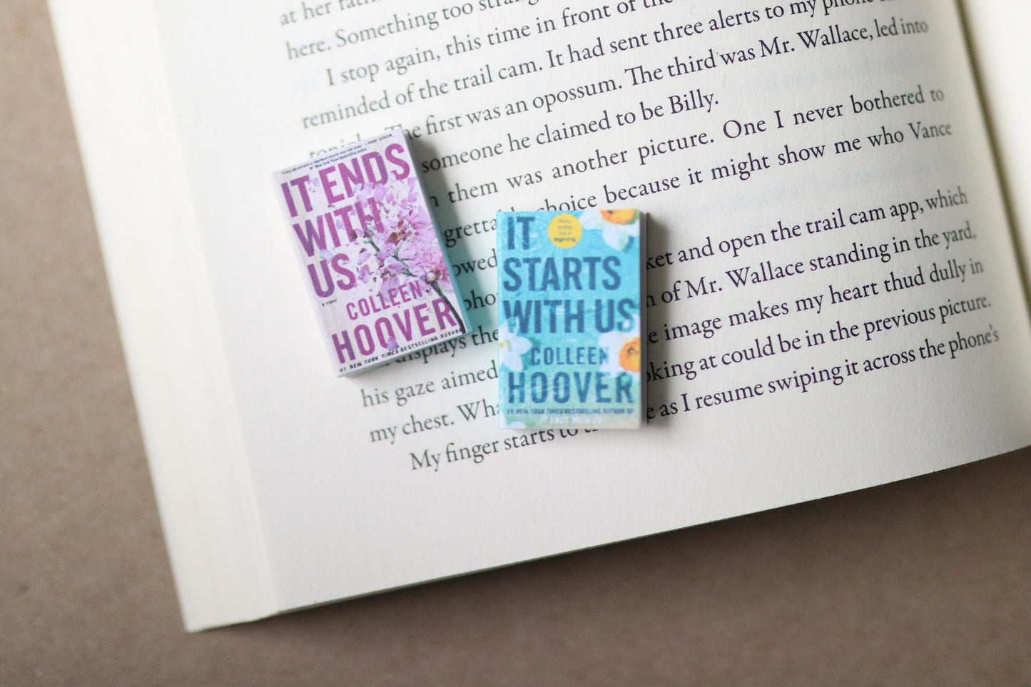 Handmade MINI It Ends with Us Series Books (set of 2 mini books)