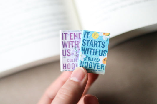 Handmade MINI It Ends with Us Series Books (set of 2 mini books)