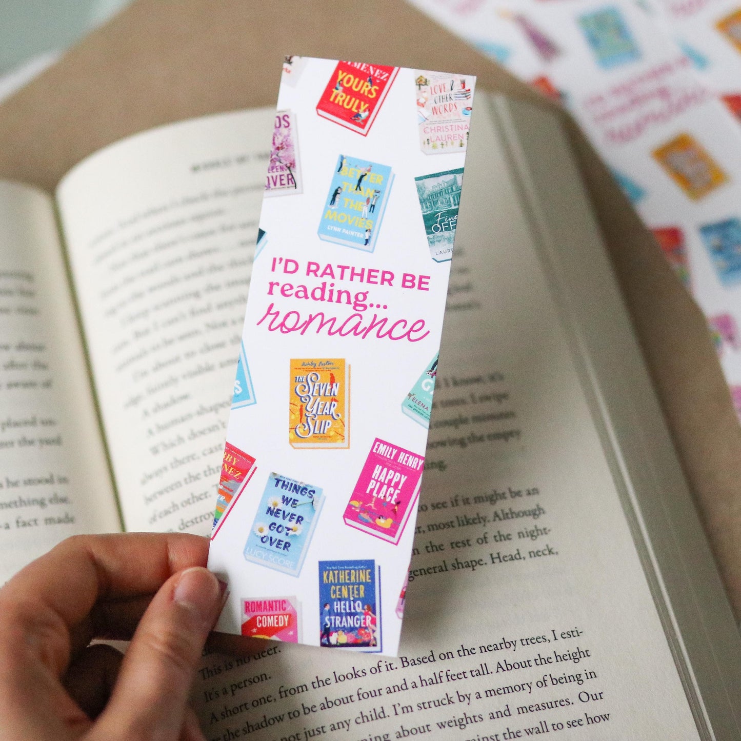 Romance inspired Bookmark