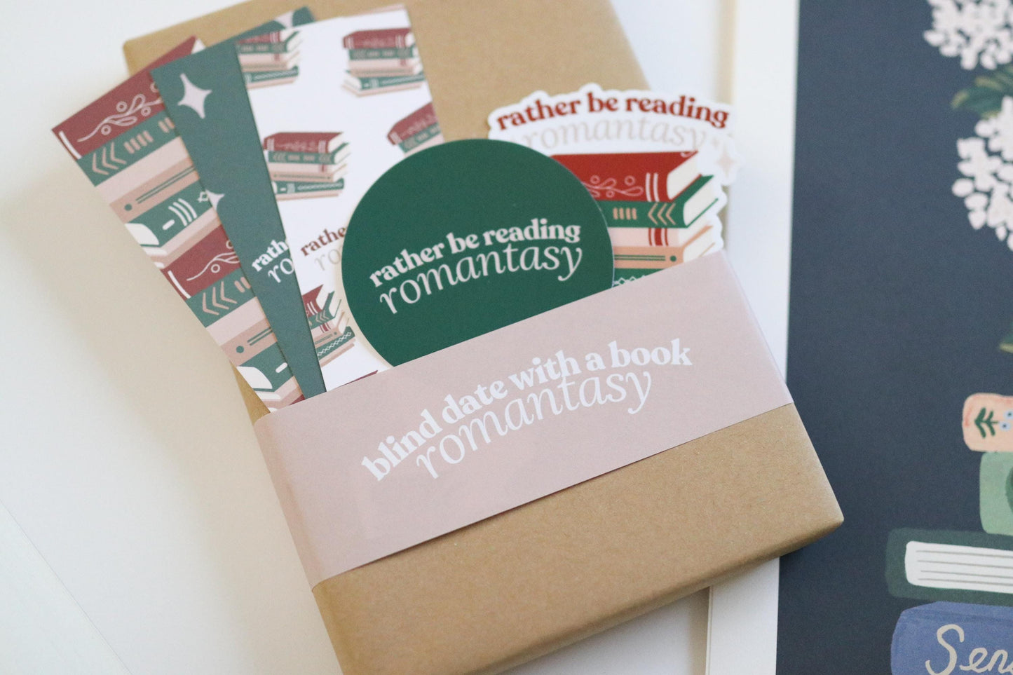 Romantasy Blind Date With A Book | Mystery Book Gift, New Surprise romance gift for readers book lover reader reading bookworm fantasy