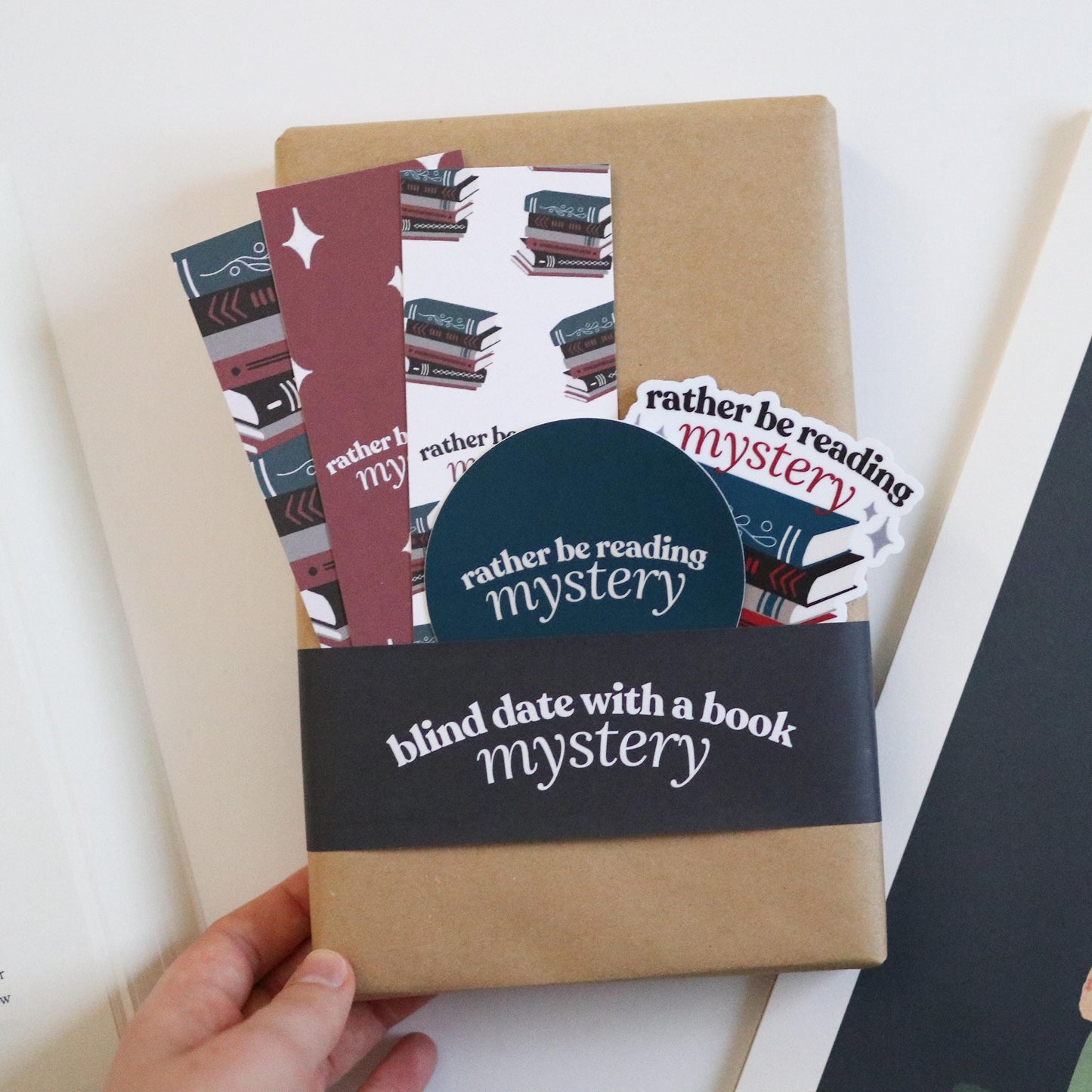 Mystery Blind Date With A Book | Mystery Gift, New Surprise mystery gift for readers book lover reader reading bookworm detective suspense