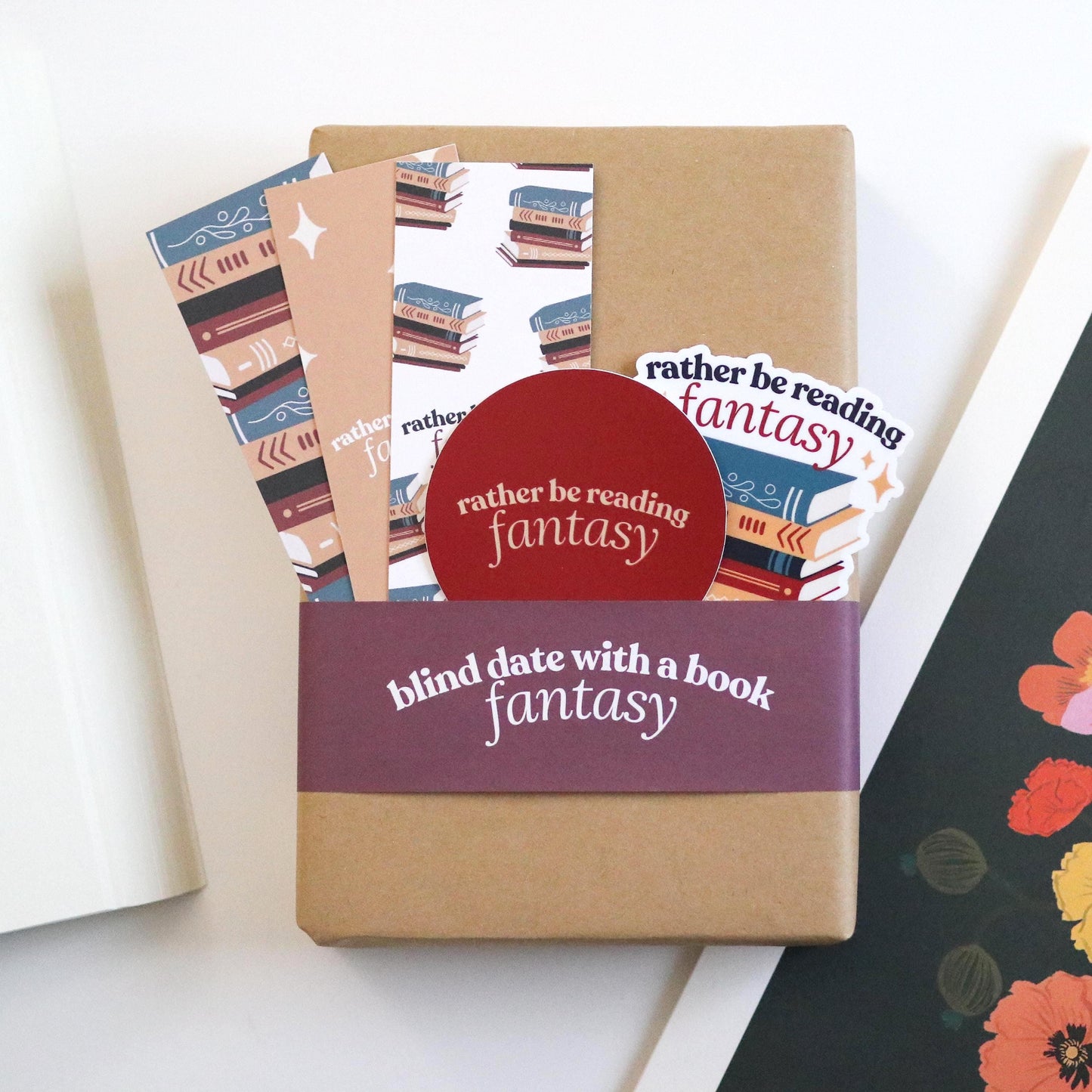 Fantasy Blind Date With A Book | Mystery Book Gift, New Surprise, romance gift for readers book lover reader reading bookworm magic dragon