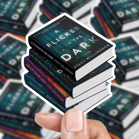 Stacy Willingham Book Stack Sticker