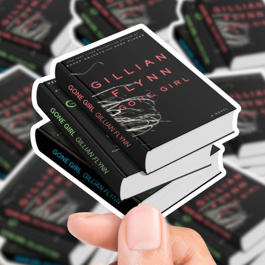 Gillian Flynn Book Stack Sticker