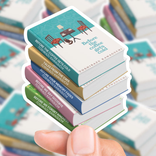 Before the Coffee Gets Cold Book Stack Sticker