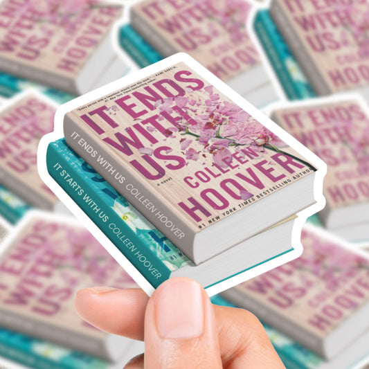 Colleen Hoover Inspired Book Stack Sticker