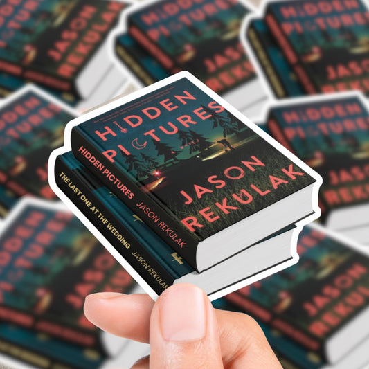 Jason Rekulak Book Stack Sticker