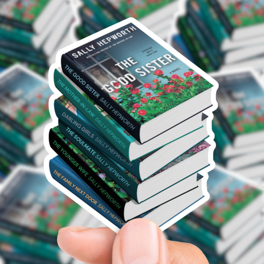 Sally Hepworth Book Stack Sticker
