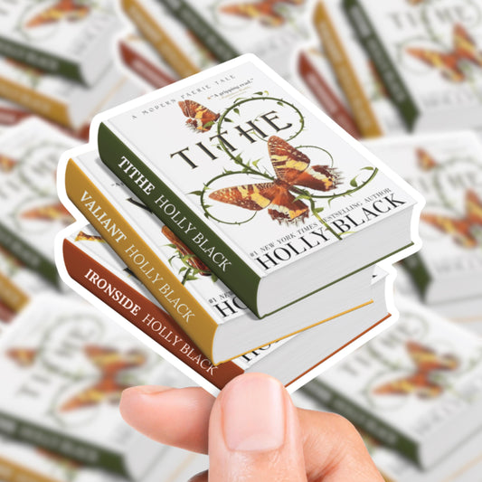 Modern Faerie Tales Book Stack Sticker