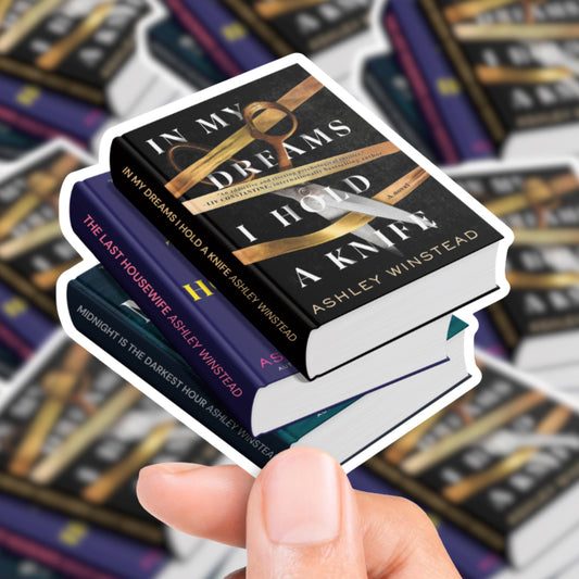Ashley Winstead Book Stack Sticker