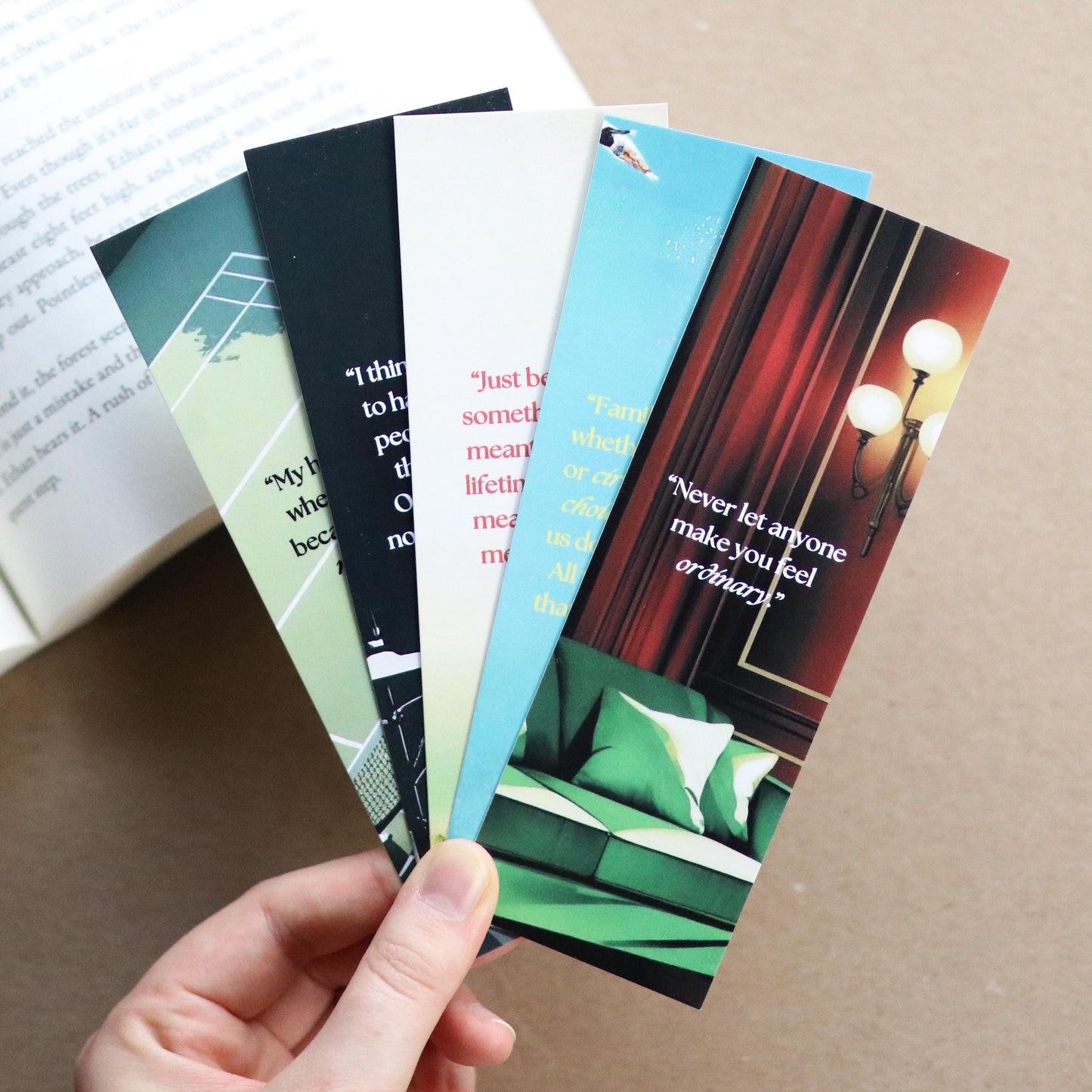 Taylor Jenkins Reid inspired Bookmarks (set of 5)