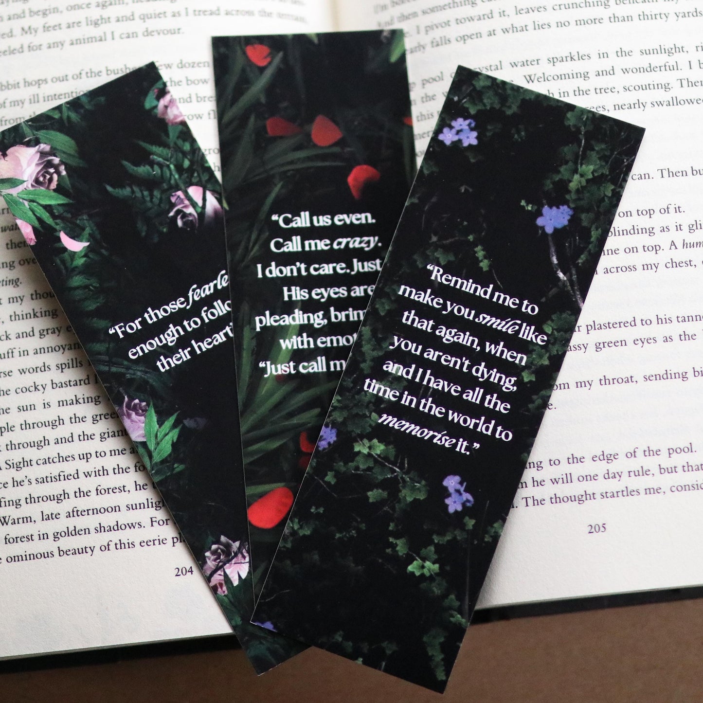 Powerless Inspired Bookmarks (set of 3)