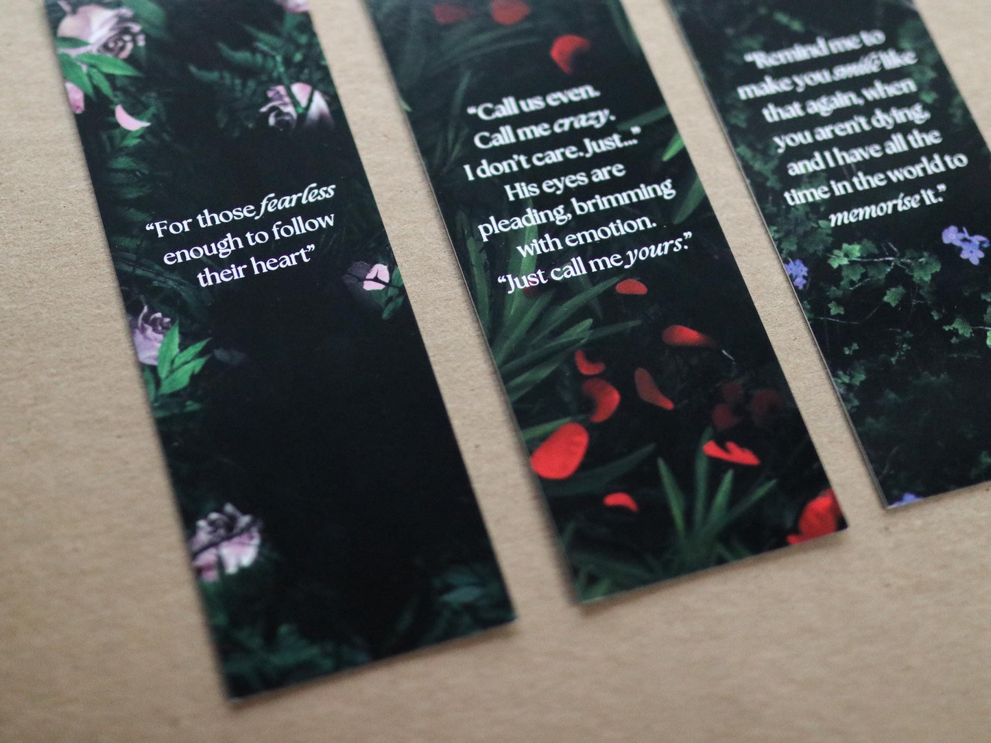 Powerless Inspired Bookmarks (set of 3)