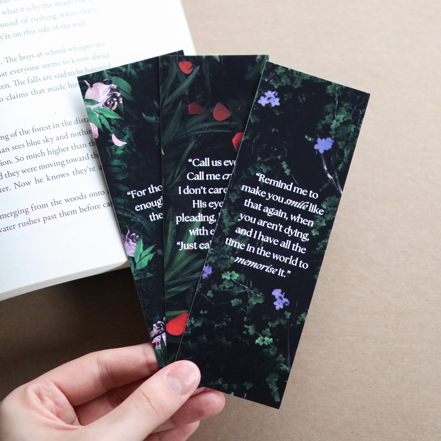 Powerless Inspired Bookmarks (set of 3)