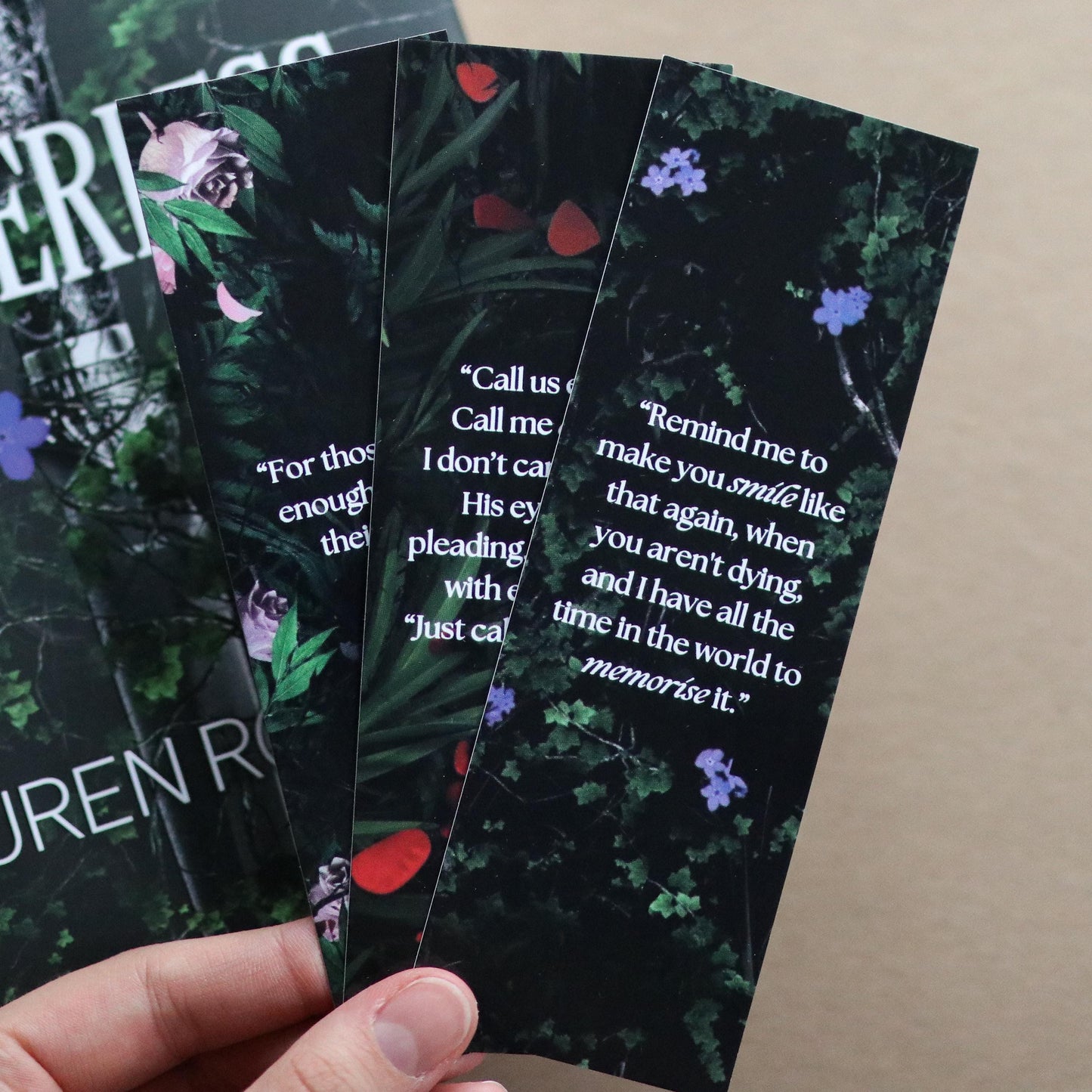 Powerless Inspired Bookmarks (set of 3)