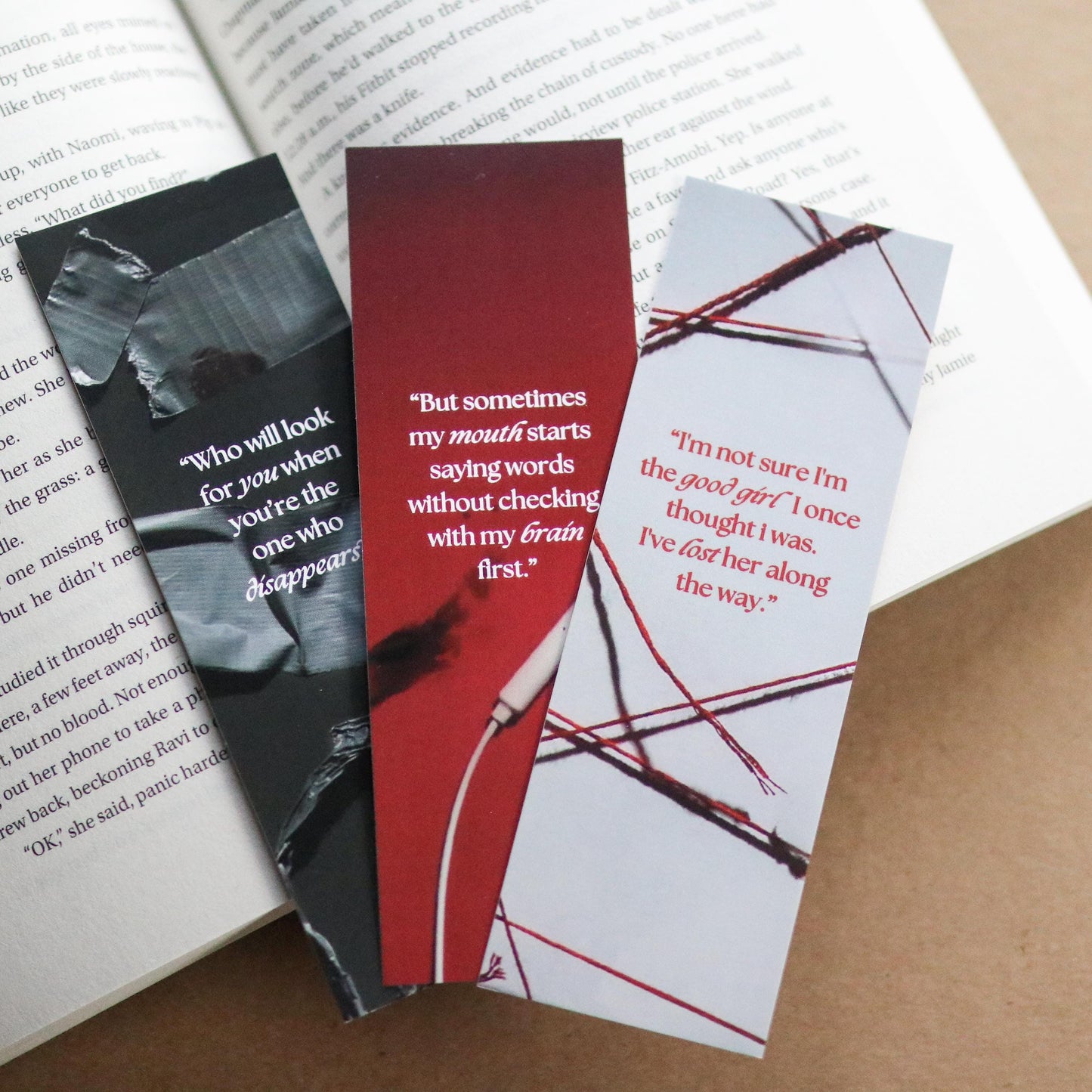AGGGTM Holly Jackson Inspired Bookmarks (set of 3)