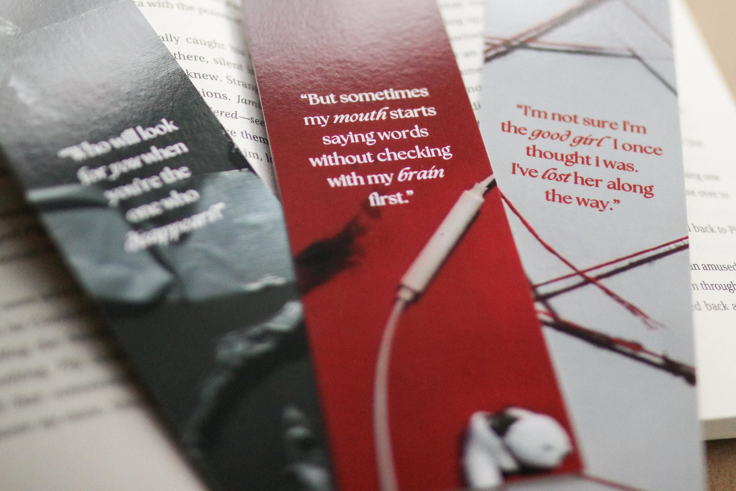 AGGGTM Holly Jackson Inspired Bookmarks (set of 3)