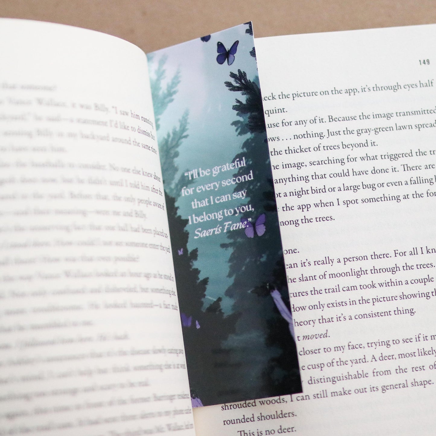 Quicksilver Inspired Bookmark