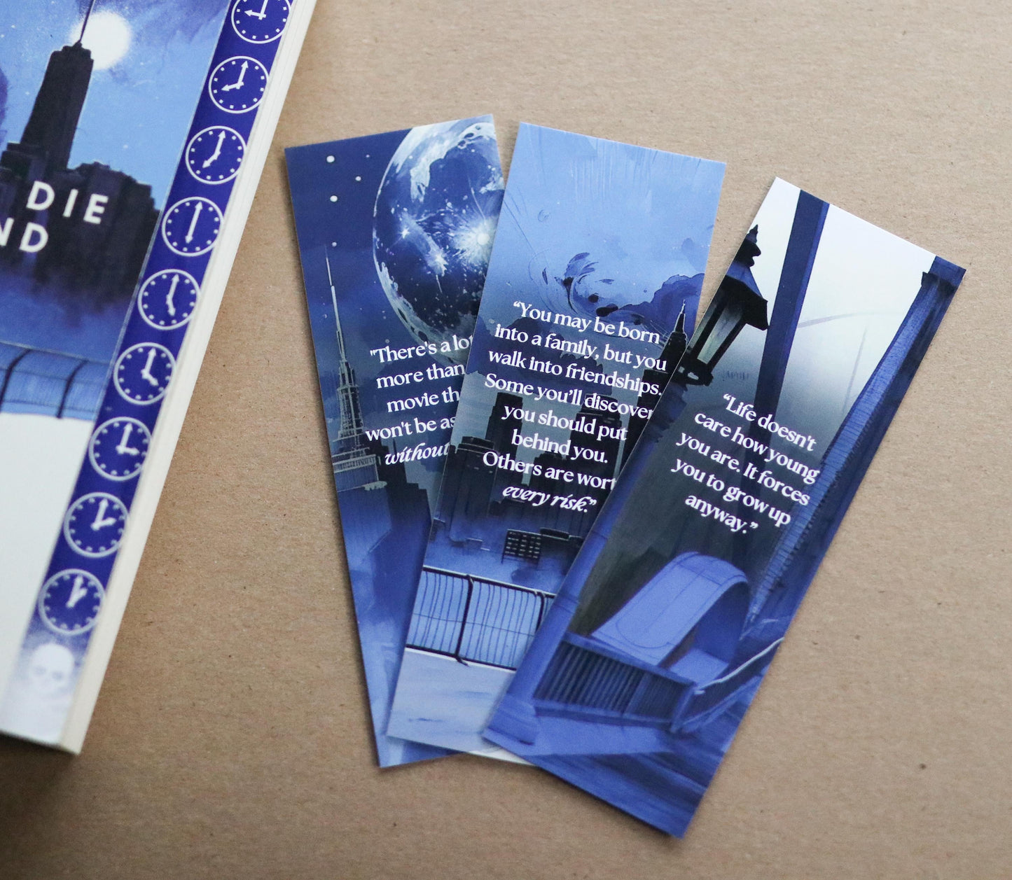 They Both Die at the End Inspired Bookmarks (set of 3)
