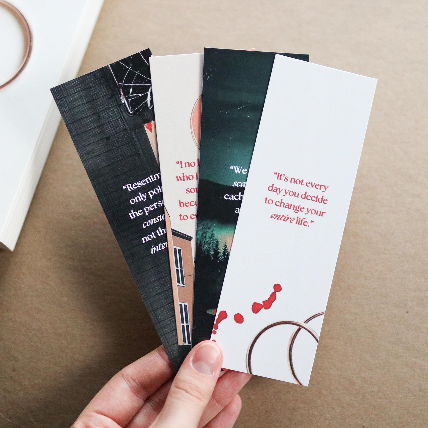 Jeneva Rose Thriller inspired Bookmarks (set of 4)