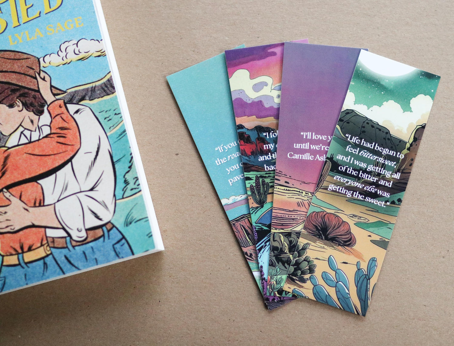 Rebel Blue Ranch inspired Bookmarks (set of 4)
