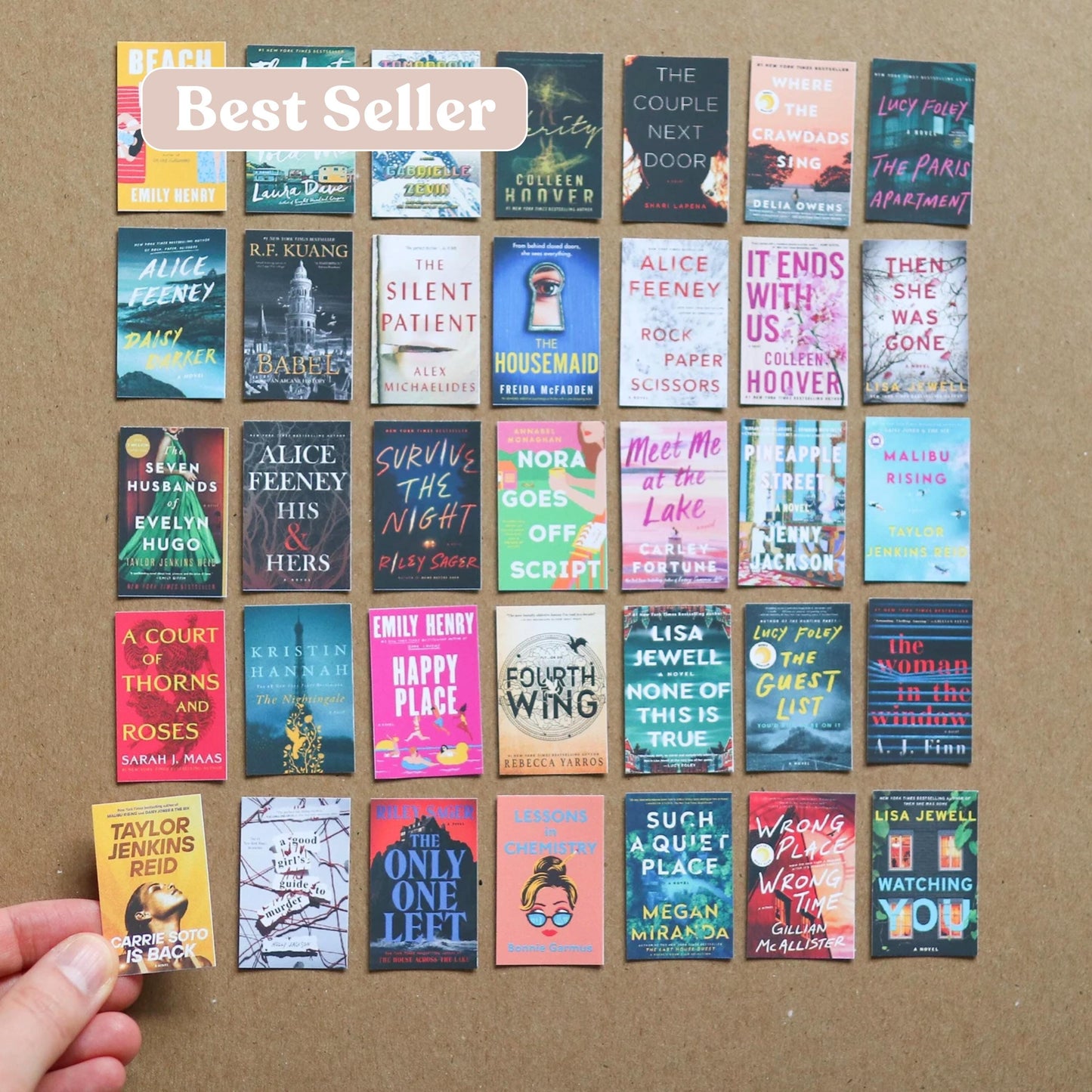 CUSTOM Mini Book Cover STICKERS | reading tracker, tiny book stickers, customizable books, reading journal, small novels, choose your own