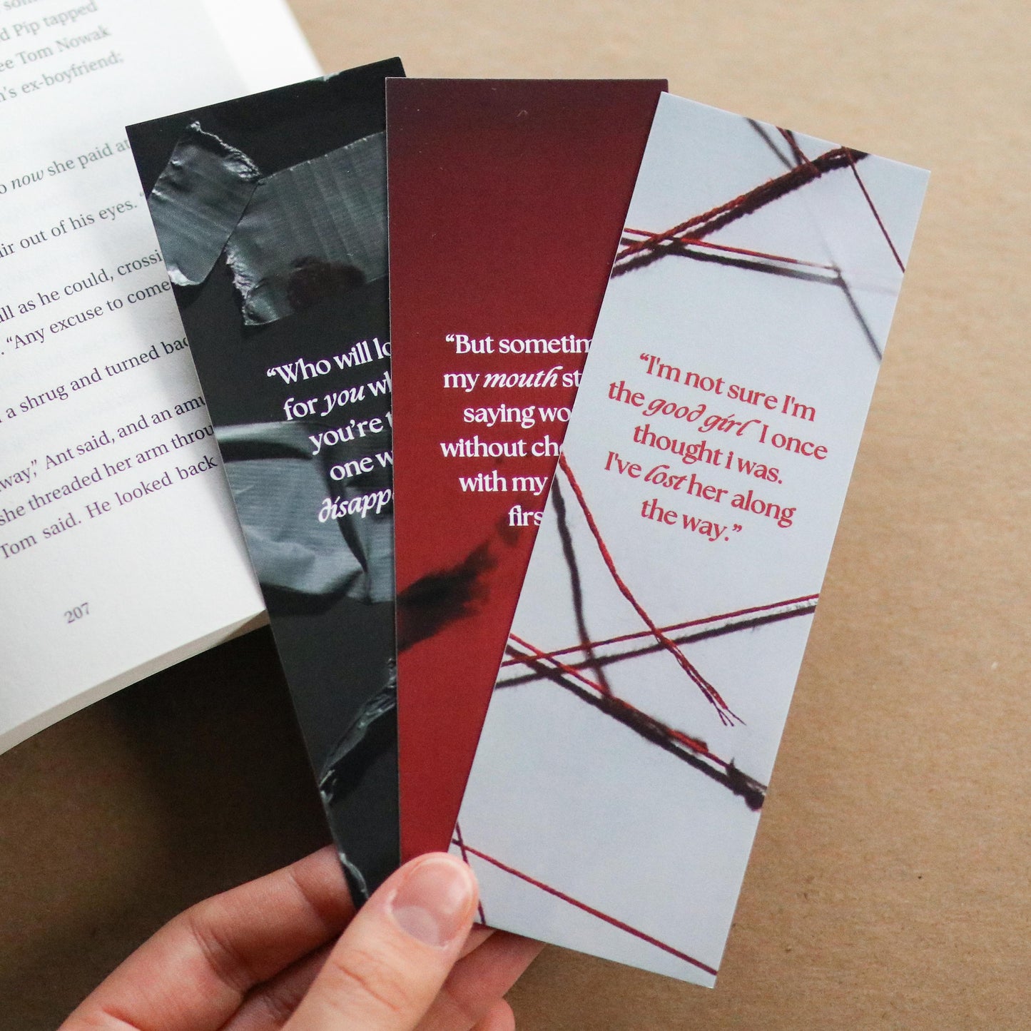 AGGGTM Holly Jackson Inspired Bookmarks (set of 3)