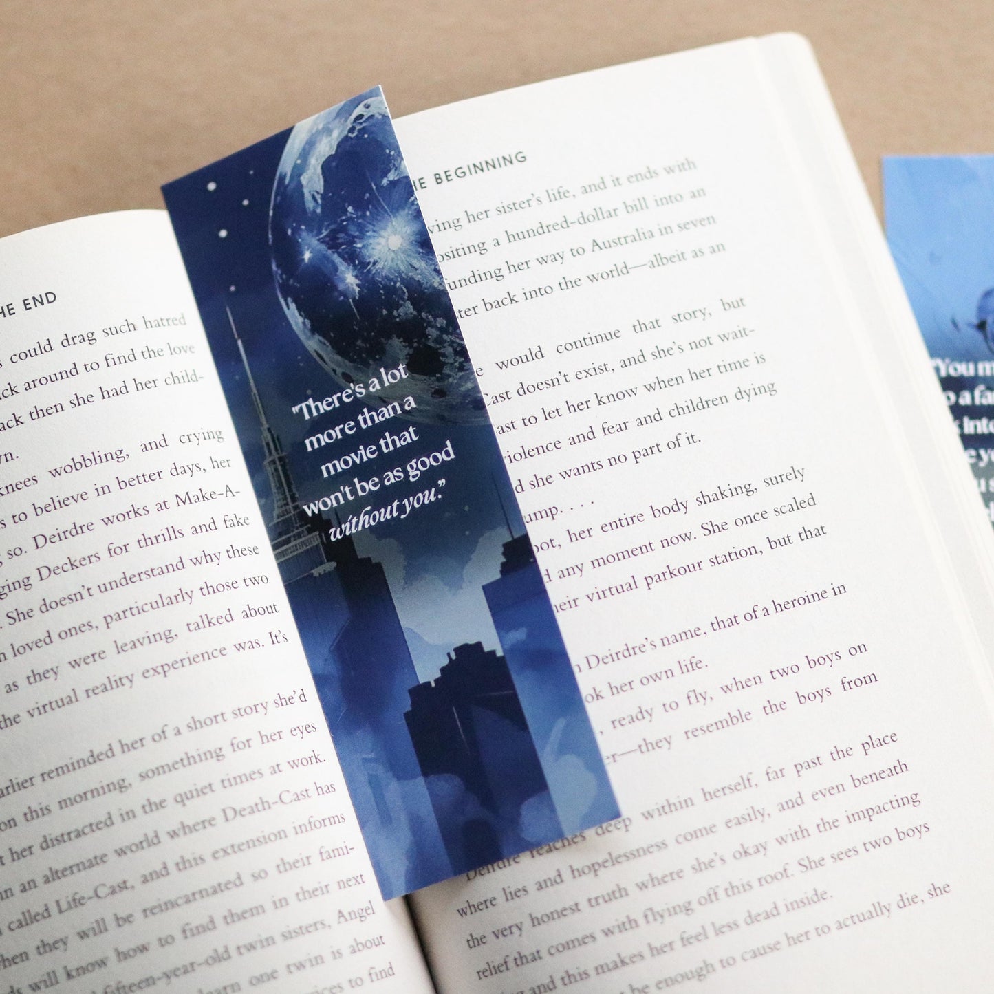 They Both Die at the End Inspired Bookmarks (set of 3)