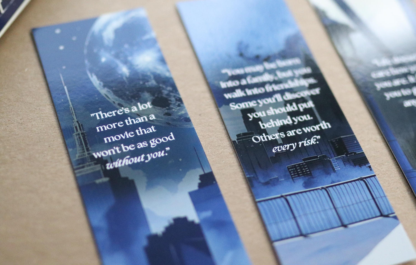 They Both Die at the End Inspired Bookmarks (set of 3)