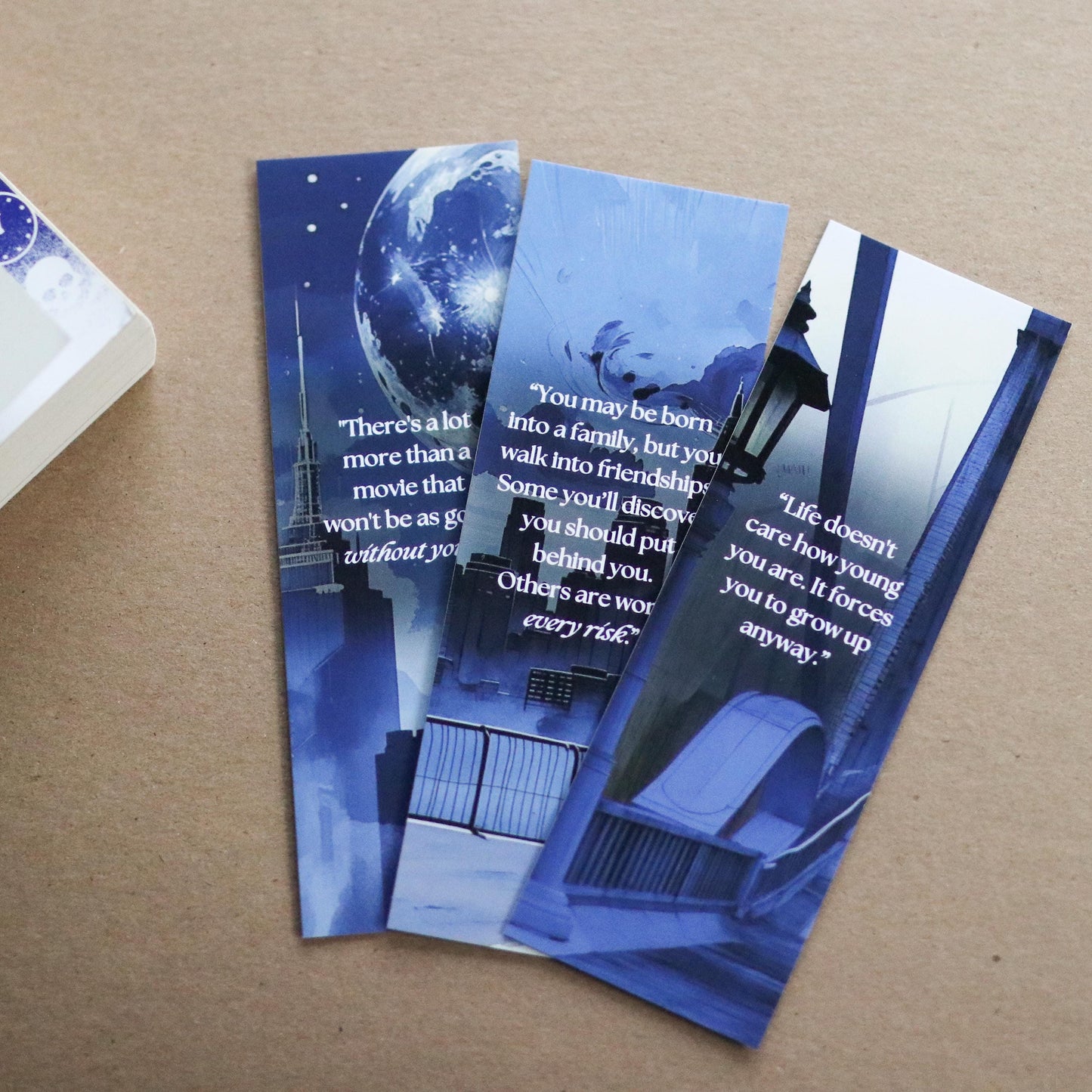 They Both Die at the End Inspired Bookmarks (set of 3)