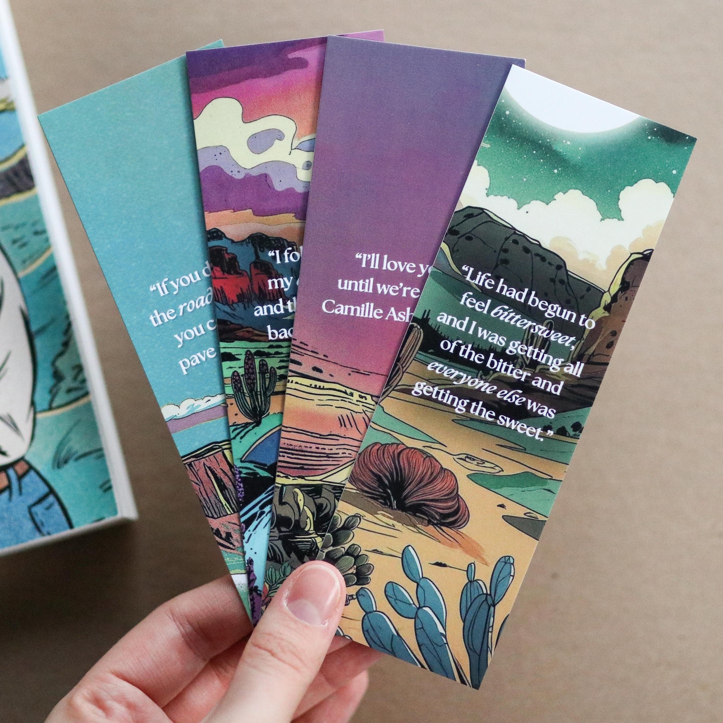 Rebel Blue Ranch inspired Bookmarks (set of 4)