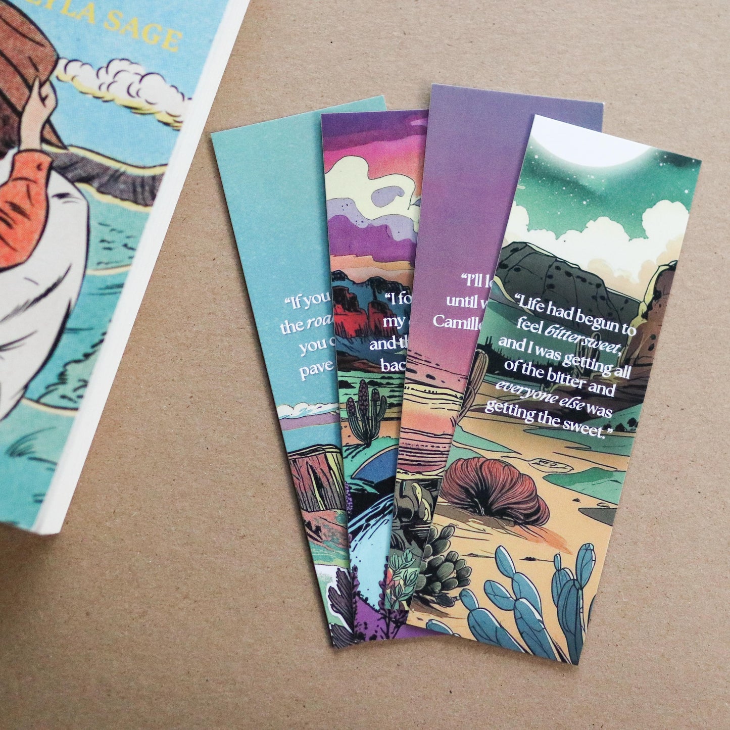 Rebel Blue Ranch inspired Bookmarks (set of 4)