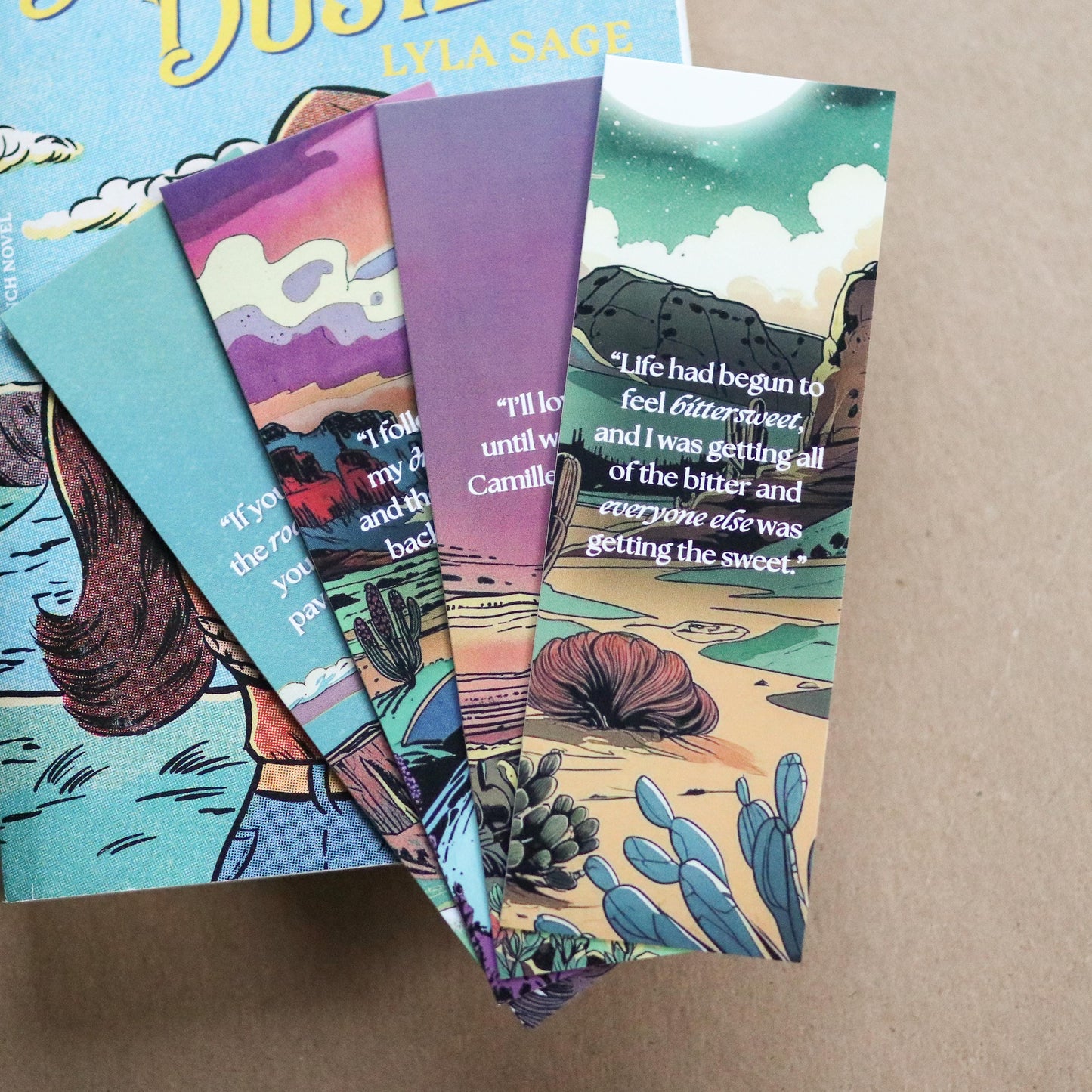 Rebel Blue Ranch inspired Bookmarks (set of 4)