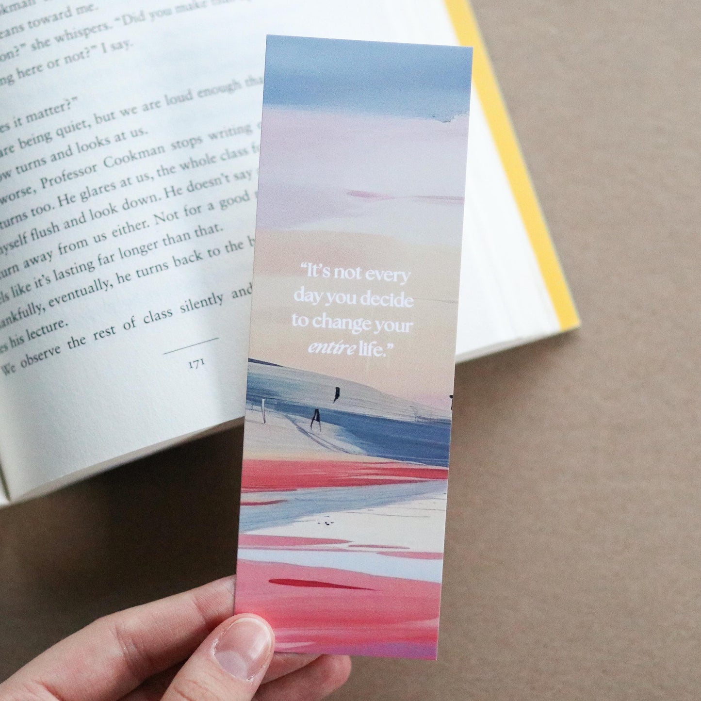 Carley Fortune inspired Bookmarks (set of 4)