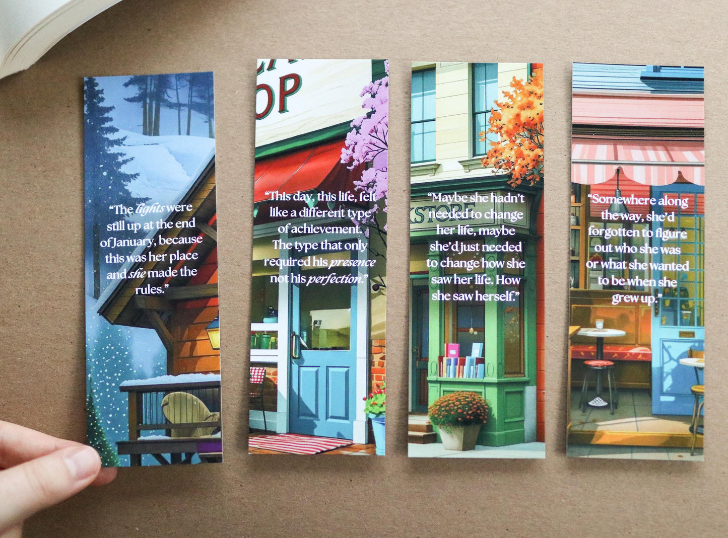 Dream Harbor inspired Bookmarks (set of 4)
