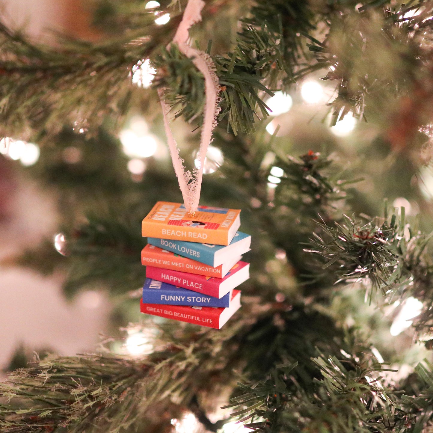 Emily Henry Mini Book Stack Ornament