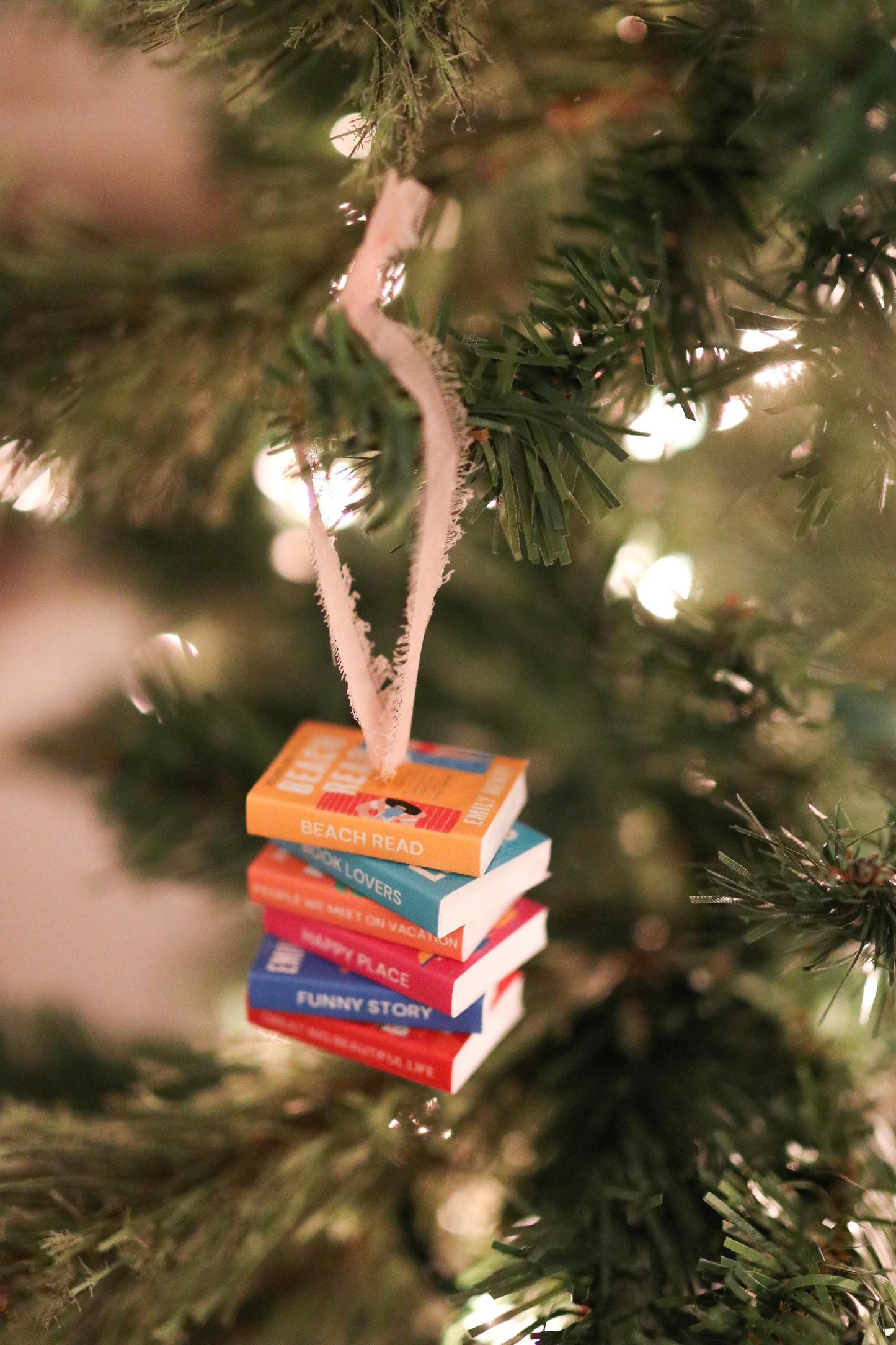 Emily Henry Mini Book Stack Ornament