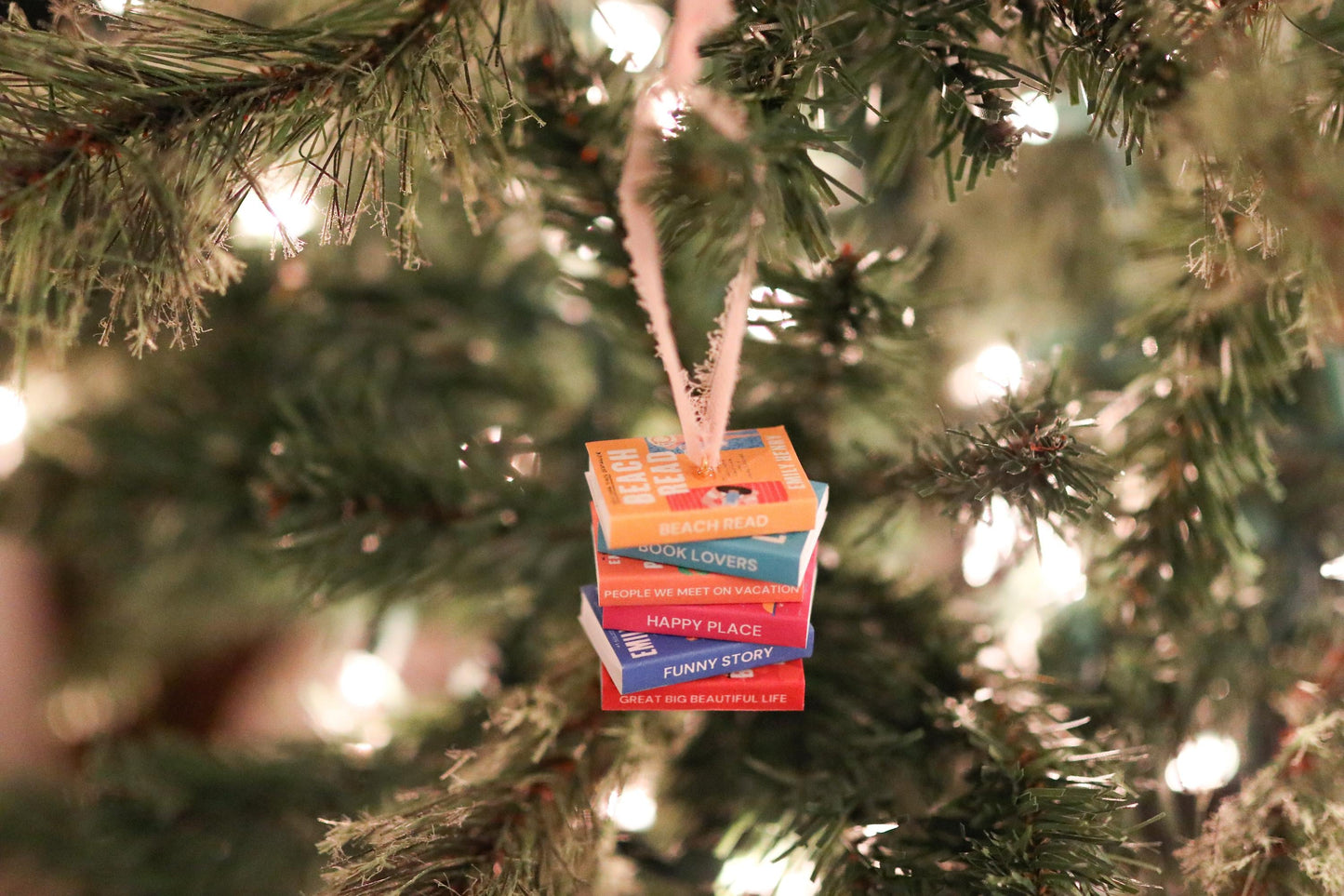 Emily Henry Mini Book Stack Ornament