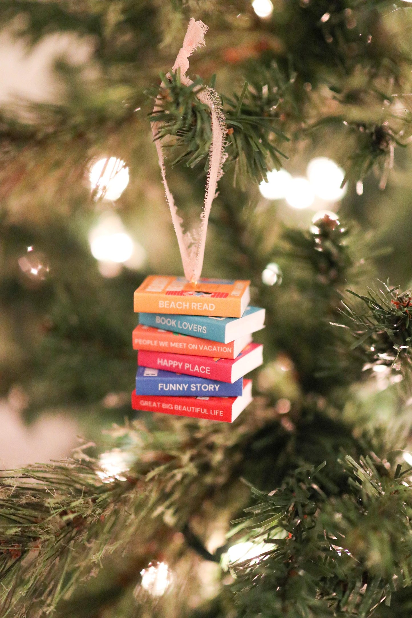 Emily Henry Mini Book Stack Ornament
