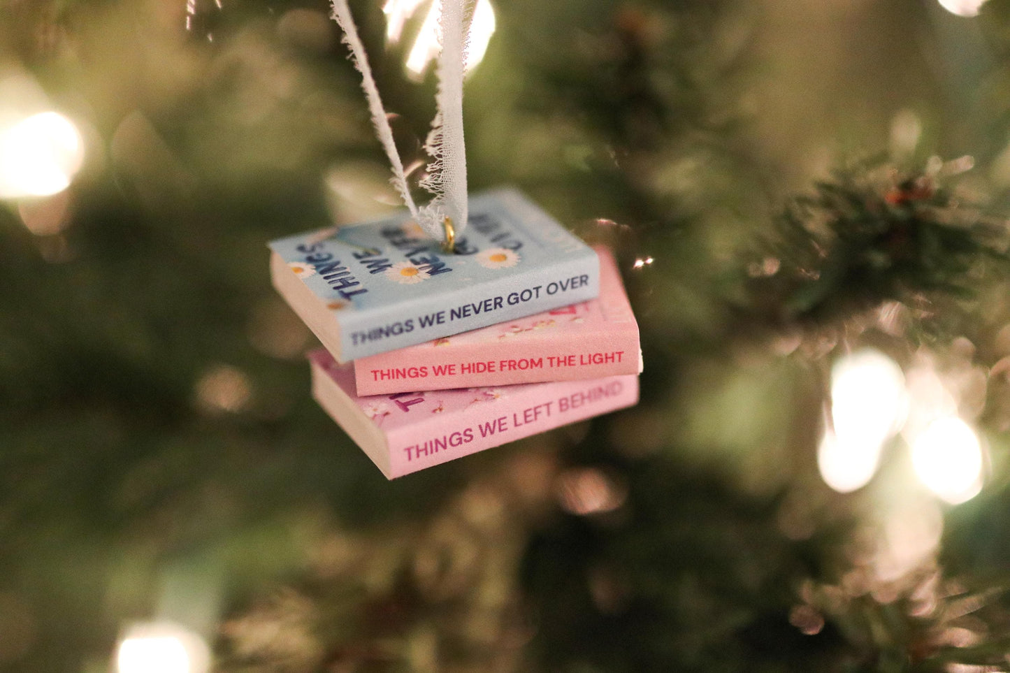 Knockemout Mini Book Stack Ornament