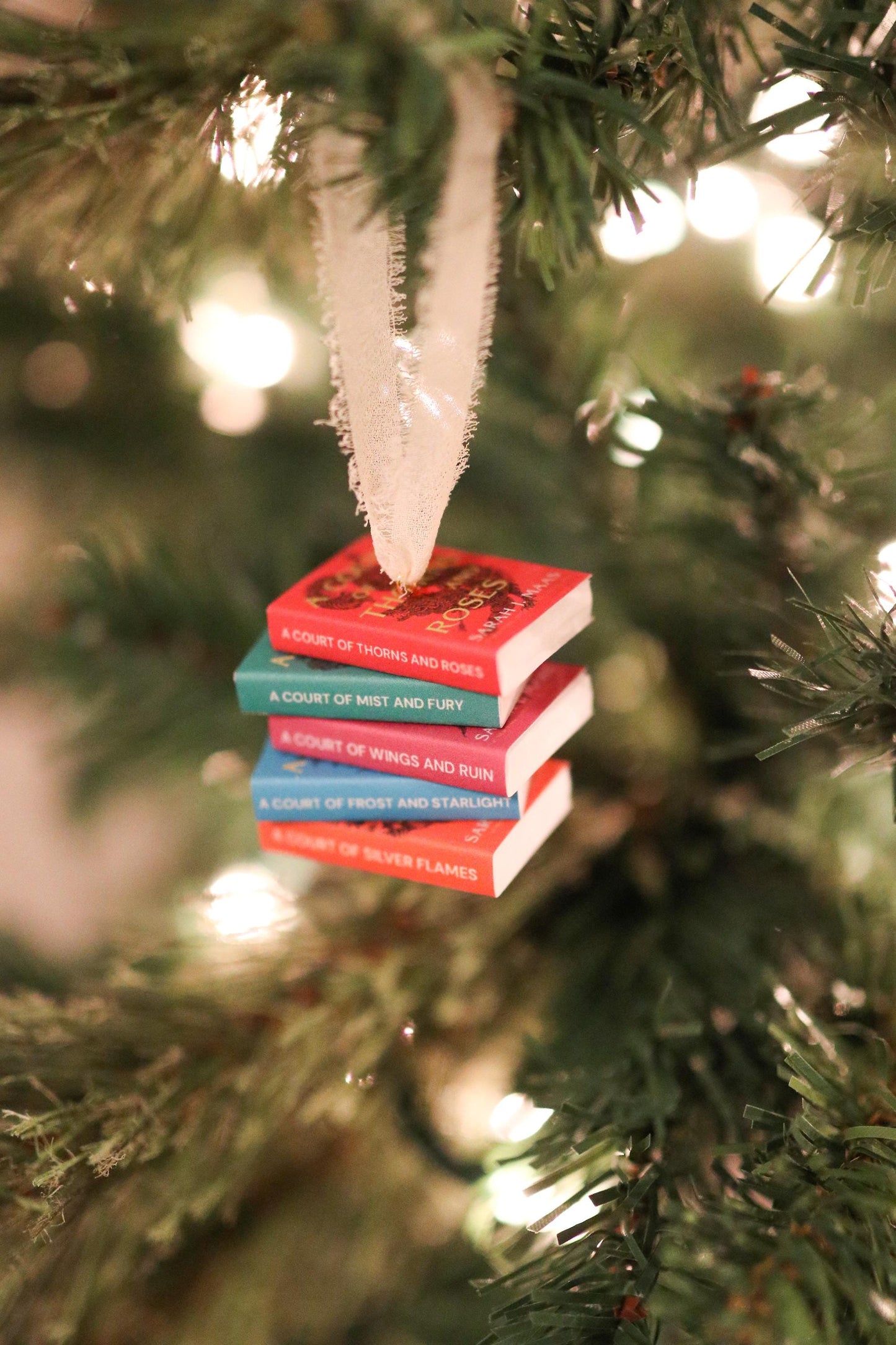 Mini ACOTAR Book Stack Ornament